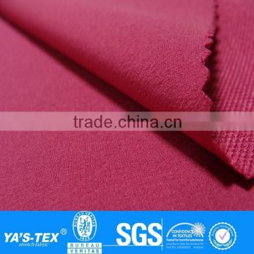 Rose Red Cooldry Polyester Spandex Fabric Wholesale For Moutaineering