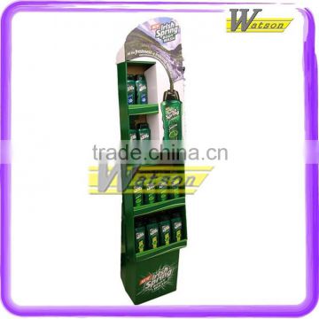 Eye-catching Hair shampoo promotional Display stand floor Cardboard pallet Display shelf