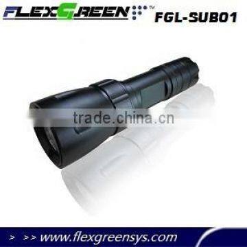 18650 battery hard anodizing Q5 LED diving torch