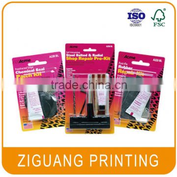 Customized hanging blister packaging for display