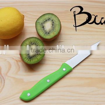 Best selling good quality colourful fruit knife with 3 rivets handle BD-K6653