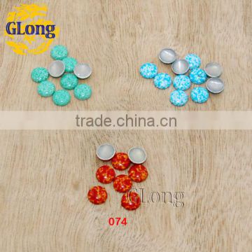 6mm Hot Fix Iron-on Nailhead Round Aluminum For NailArt Bag Shoe Garment Phone Jewelry #GT104A-6Z(Mix-s)