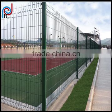 Panrui green PVC coated welded wire mesh fence for backyard