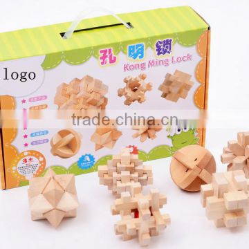 Wooden puzzle Luban Lock kids adult toys