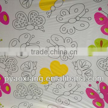 Printed plastic tablecloth