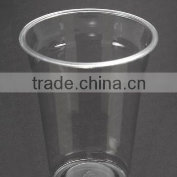 Reusable clear cold beverage plastic PET cup