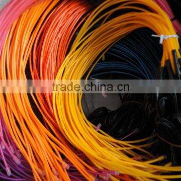 El wire wholesale price , Glowing EL wire, 1.4mm/2.3mm/3.2mm/4.0mm/5.0mm diameter el