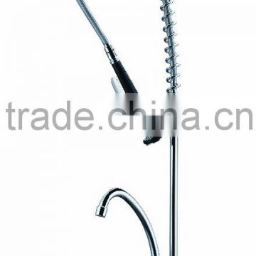 Chrome Commercial Style Pre Rinse Kitchen Faucet 1605-CP