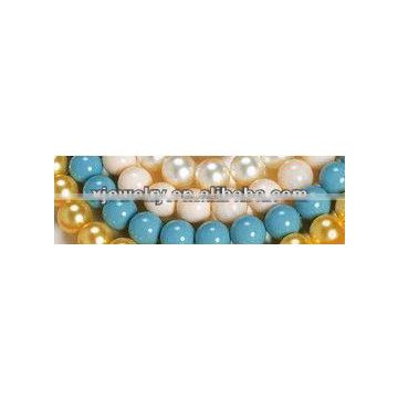 Professional custom and wholesale various colors and various shapes south sea shell pearl necklace DIY beads