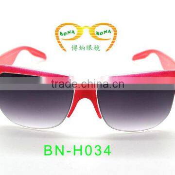 transparent red sunglasses