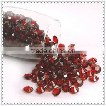 Red Acrylic Party Diamonds Confetti For Gifts & Decoration