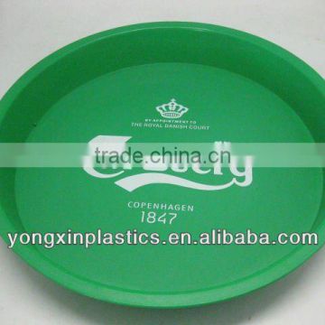 round plastic food cheap plastic serving trays