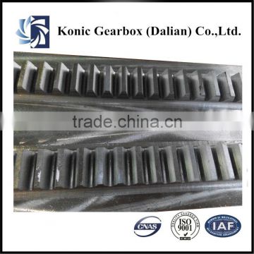 Professional high quality OEM forging transmission rack and pinion for steel material of China manufacturer