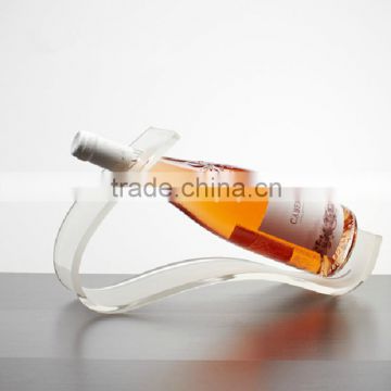 Custom acrylic single bottle wine rack