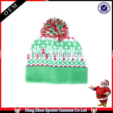 16FZCB03 winter beanie knitted christmas hat