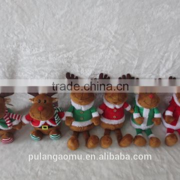 plush toys stuffed toy reindeer wholesale Xmas day gift