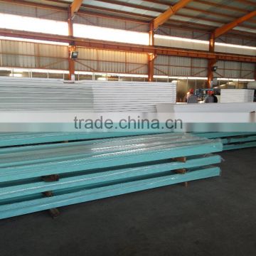 EPS/rock wool sandwich panel used for steel structure