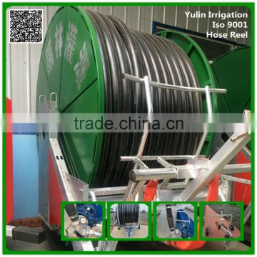 New Spray Water Mobile Farm Hose Reel Irrigation System With ISO 9001 certificate
