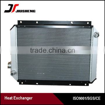 Aluminum tube fin DH55-7 excavator water radiator in stock aftermarket replacements