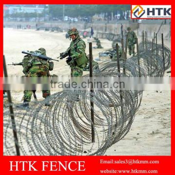 High Quality Razor Barbed Wire Fence, Military Concertina Wire