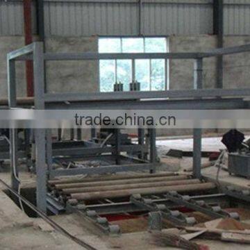 Full automation particle board making line/cross cutting saw