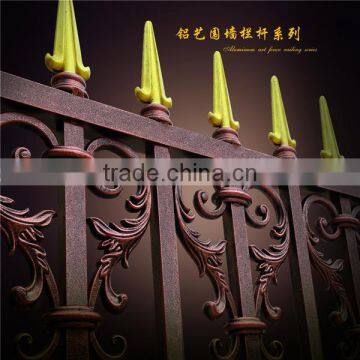 Painted Decorative Cast Vintage Design Art Aluminum Garden Fence Panels