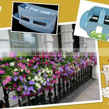 Decorative metal window box plantersSL-XA5060, garden wire planter, garden metal wheelbarrow planters