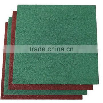 Low price eco friendly colorful rubber flooring mat