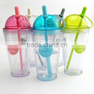 UCHOME High End Unique Promotional Popular Plastic Cup With Straw
