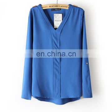 2014 Autumn fashion high quality new style women chiffon blouse