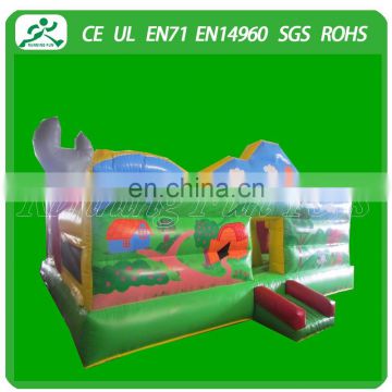 0.55mm pvc Inflatable castle,inflatable fun city, inflatable toys for sale