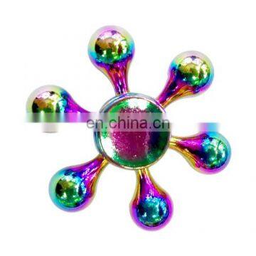 Fidget Spinner Toy Stress Reducer Anti-Anxiety Toy for Children and Adults, Steel R188 Beads Bearing + Zinc Alloy Material