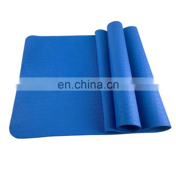 Harbour Eco Friendly Anti Slip Custom Logo Pilates TPE Silk Print Unisex Yoga Mat Double Layer Non-slip Mat Yoga