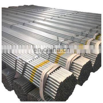 Hot dip galvanized ms steel tube size 48.3mm zinc coated pipe