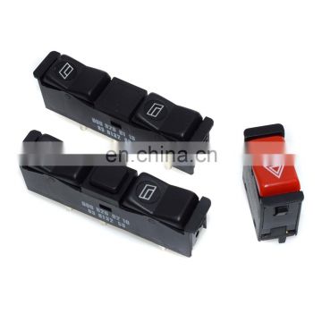 Free Shipping! 3Pcs Front Right Left & Emergency Light Switches Set 0008208210 for Mercedes-Benz W123 W126 W201