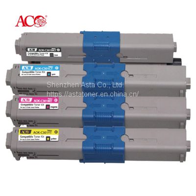 ACO Supplier Wholesale High Quality Laser Toner Cartridge Compatible For OKI C301 C321 MC332 MC342 C3520 C3530 MFP MC350 MC360