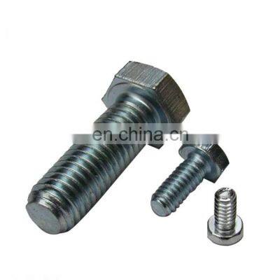 Din standard DIN933 DIN931 din 930 hex bolts  grade 4.8  grade 8.8 iron bolt m6 35mm