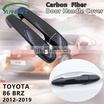 Carbon Fiber Door Handle Cover Catch Car Accessories for Toyota 86 GT86 FT86 Subaru BRZ 2012 2013 2014 2015 2016 2017 2018 2019