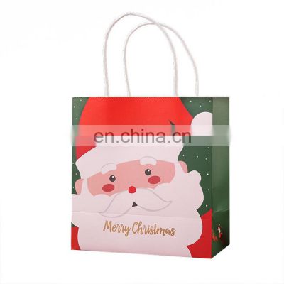Large 100 Xmas Green Marble Christmas Paper Merchandise Gift Bag Assorted Small