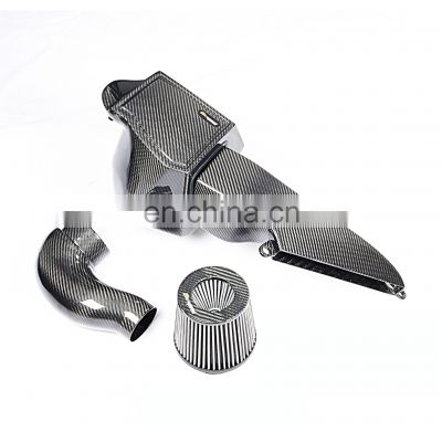 Perfect fitment, aerodynamic Dedicated Fixed Position No Need to Change Dry Carbon Fiber Air Intake For AUDI A6,A7 C8 3.0T