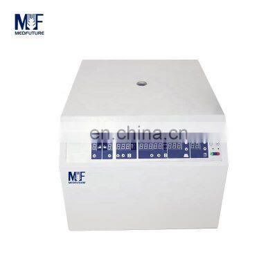 MedFuture Low Speed Centrifuge 6000rm Max. Speed Stainless Steel Chamber Benchtop Centrifuge for Laboratory DR
