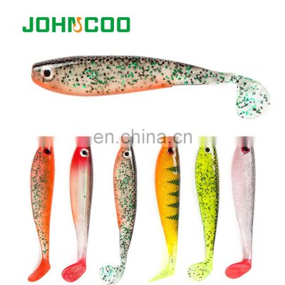 JOHNCOO Fishing Lure Soft Worm Bait 115mm 12g Silicone Soft Bait Professional Lure Carp Artificial Wobbler Shad Lure