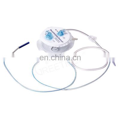 Disposable spring sterile silicone suction 400ml closed wound drainage reservoir system