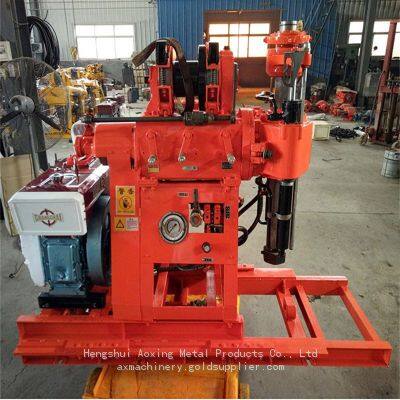 220V / 380V Water Well Drilling Machine / HZ 200 M Mine Borehole Rock Drill Rig