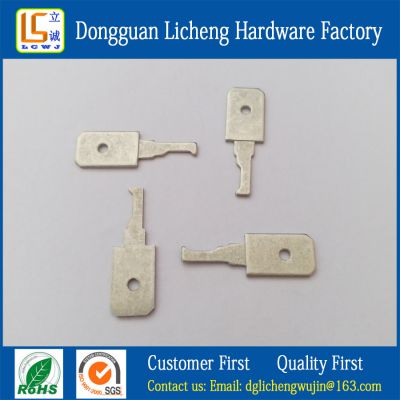Bobbin connection terminals, Bobbin wiring terminals, brass stamped terminals, H65 brass material, surface tin plated, easy to solder. Inventory.