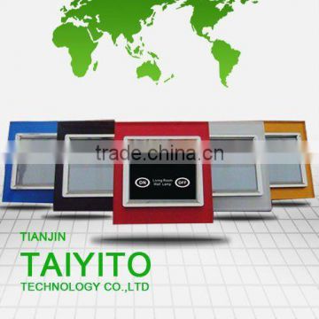 TAIYITO TDXE4404S touch switch with X10 signal /home automation remote control switch/touch screen panel