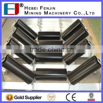 Conveyor 3 Roll Steel Pipe Trough Roller For Chemical and Fertilizer Industries