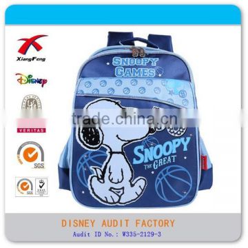 XF-CP0037 fashionable cute snoopy student backpack school bags