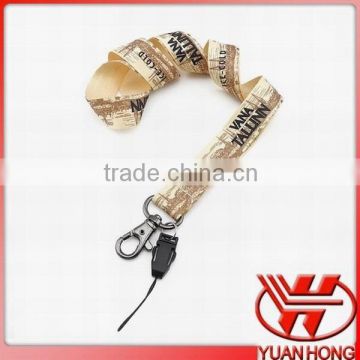 High quality polyester material badge lanyards