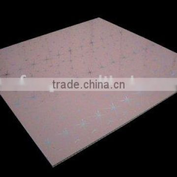 Hot stamping pvc ceiling panel